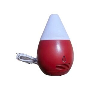 SpaRoom Mini Scentifier Essential Oil Fan Diffuser + Pads Red USB Color-Changing